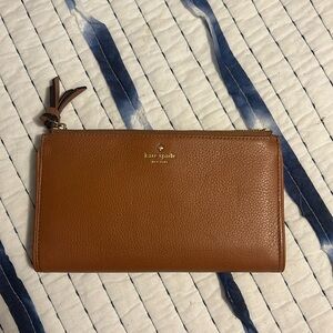 NWT Kate Soade Malea wallet - warm cognac